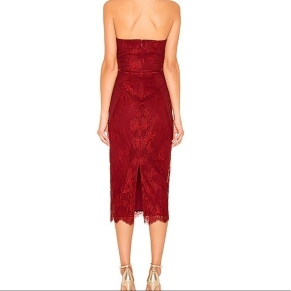 Lovers + Friends Red Strapless Sheath Mini Dress - Picture 6 of 13